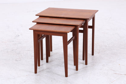 Vintage Teak Satztische | 3er Set | Mid Century | Danish Design