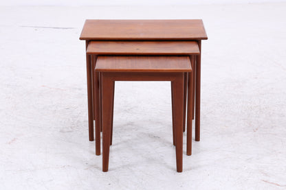 Vintage Teak Satztische | 3er Set | Mid Century | Danish Design
