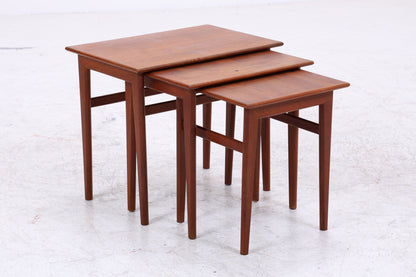 Vintage Teak Satztische | 3er Set | Mid Century | Danish Design