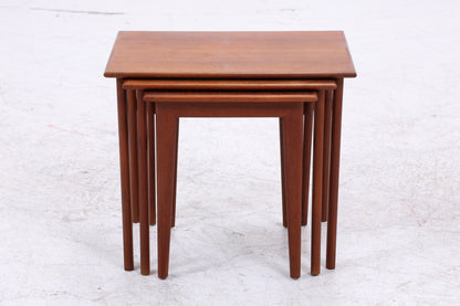 Vintage Teak Satztische | 3er Set | Mid Century | Danish Design