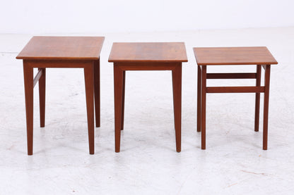 Vintage Teak Satztische | 3er Set | Mid Century | Danish Design