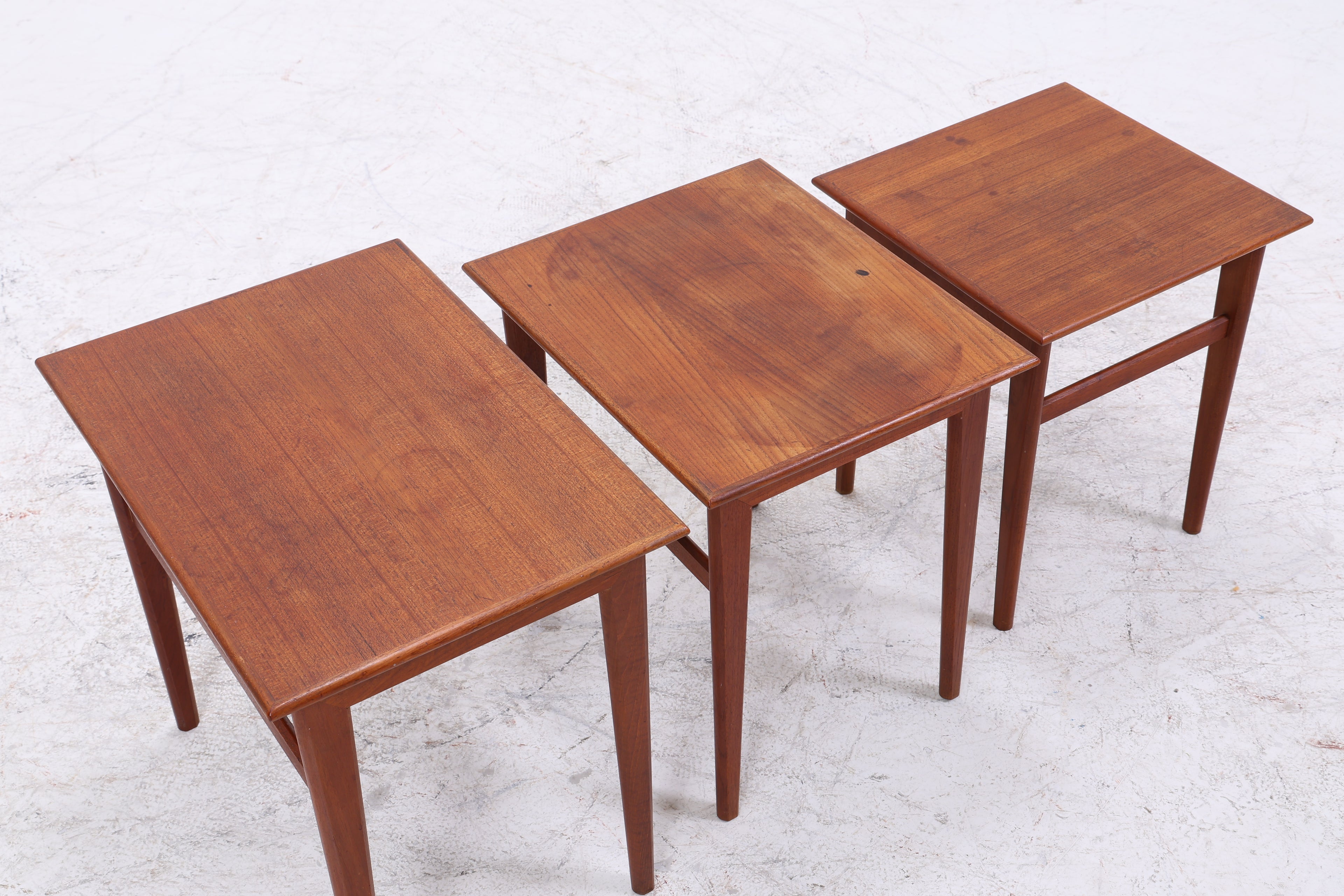 Vintage Teak Satztische | 3er Set | Mid Century | Danish Design