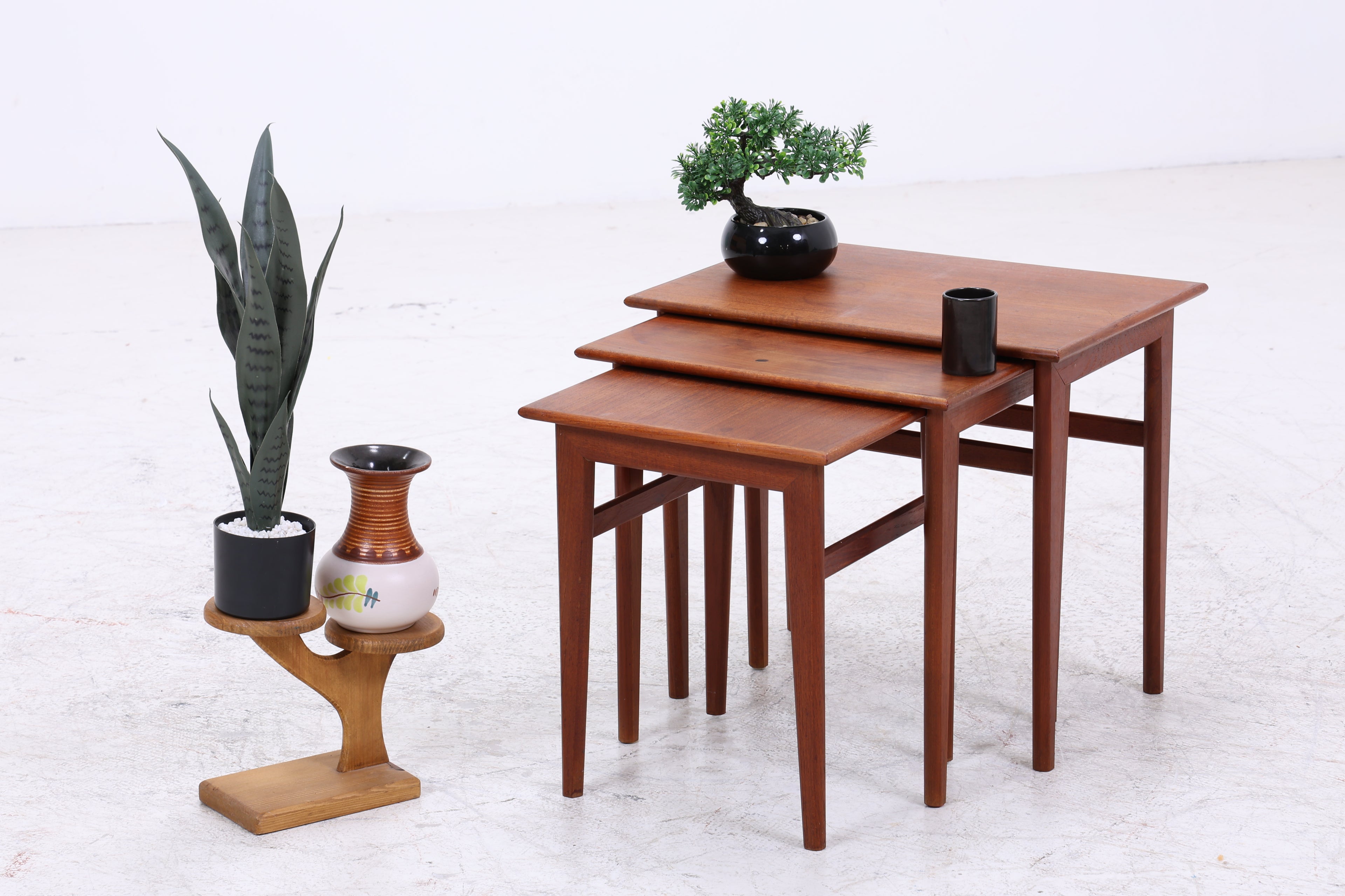 Vintage Teak Satztische | 3er Set | Mid Century | Danish Design