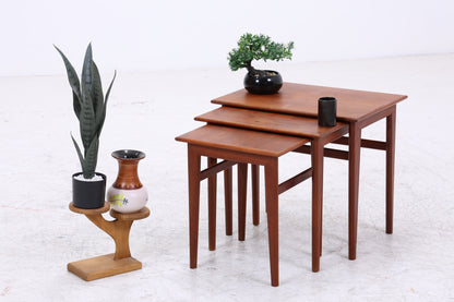 Vintage Teak Satztische | 3er Set | Mid Century | Danish Design