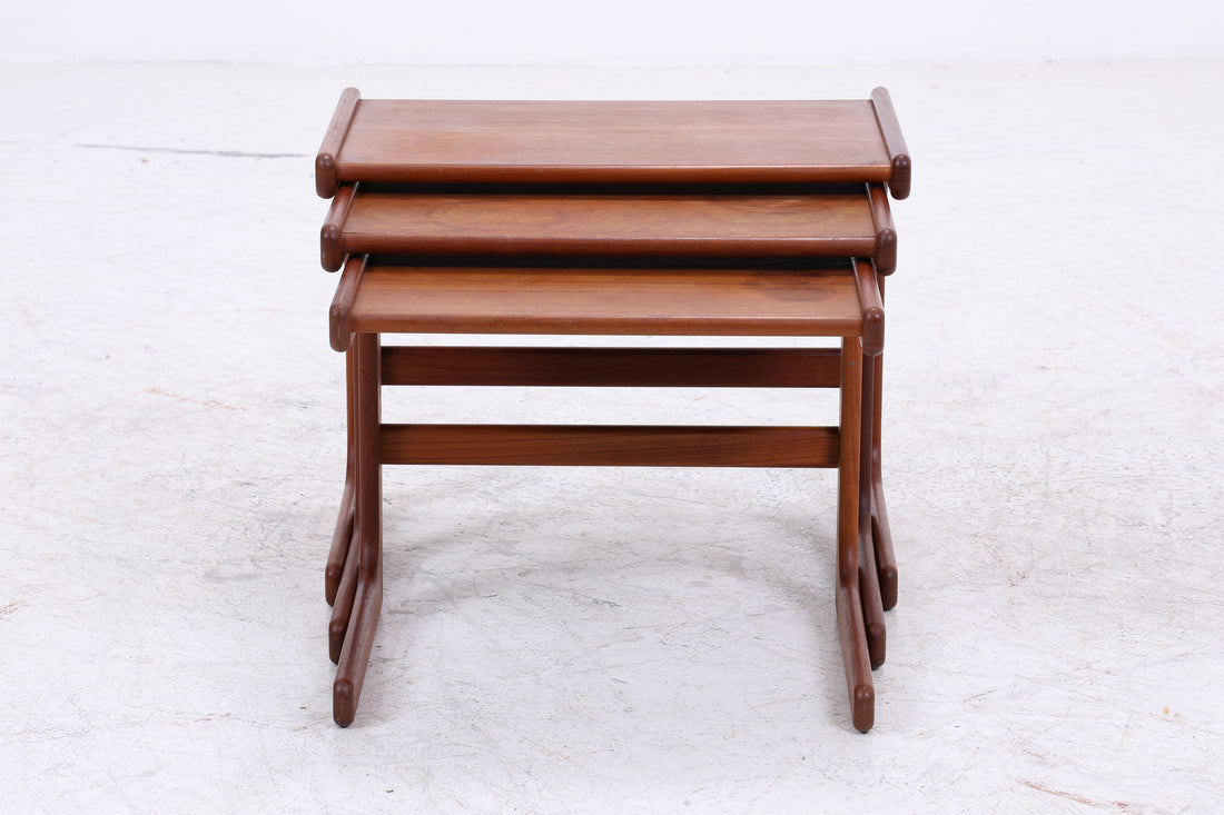 Vintage Teak Satztische | 3er Set | Danish Design | Mid Century