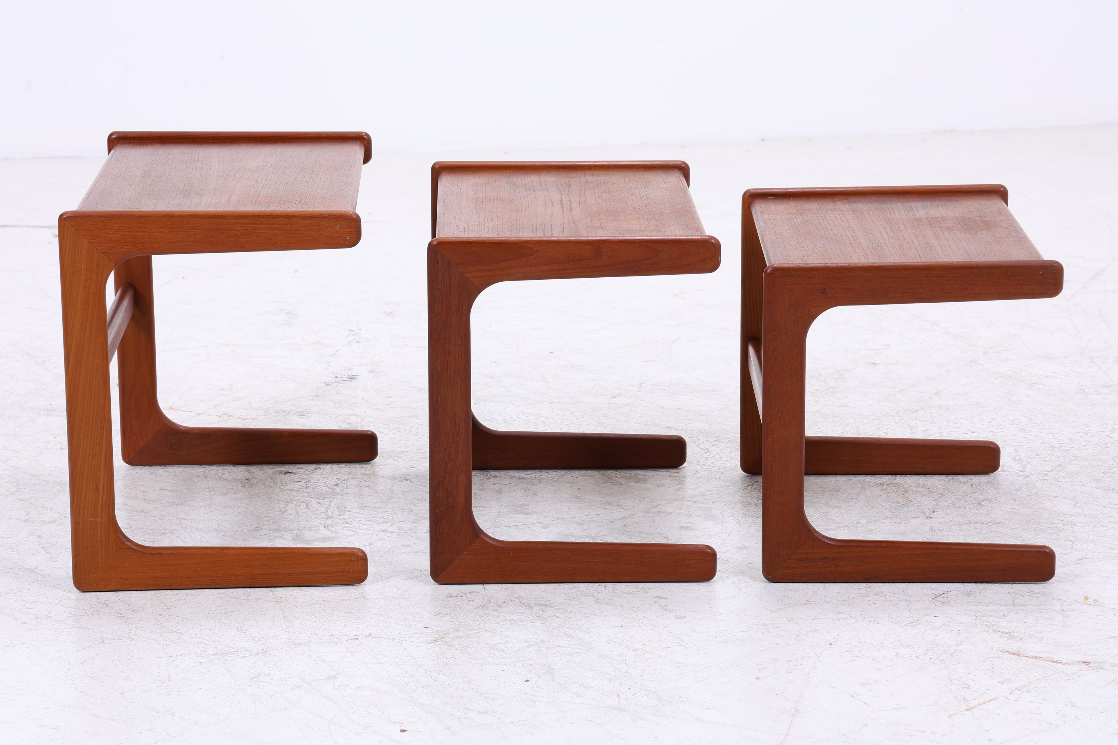 Vintage Teak Satztische | 3er Set | Danish Design | Mid Century
