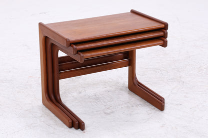 Vintage Teak Satztische | 3er Set | Danish Design | Mid Century