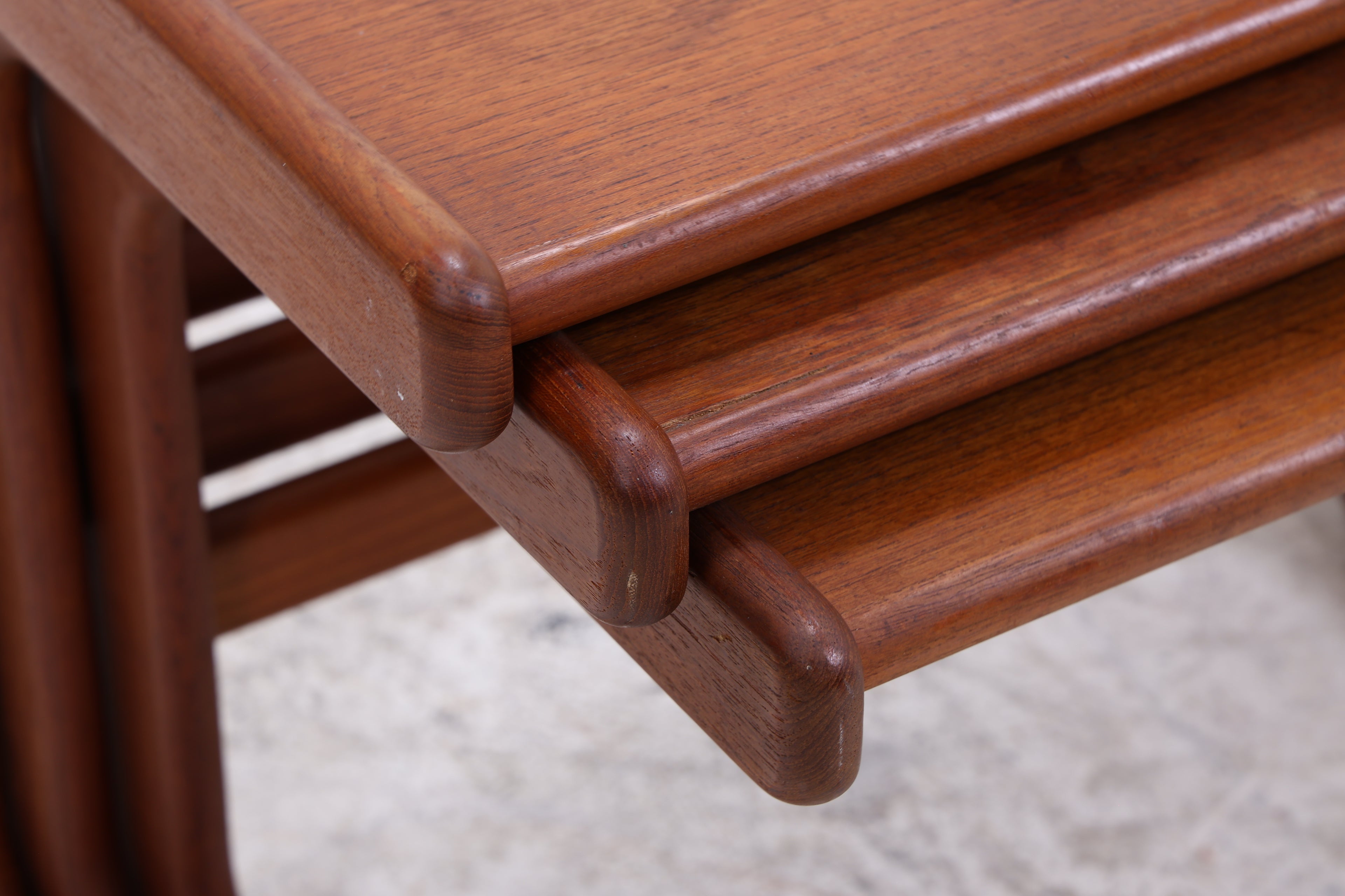 Vintage Teak Satztische | 3er Set | Danish Design | Mid Century