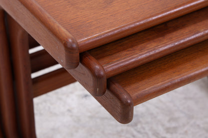 Vintage Teak Satztische | 3er Set | Danish Design | Mid Century