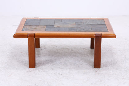 Vintage Couchtisch Teak | Schieferplatte | Danish Design | Mid Century