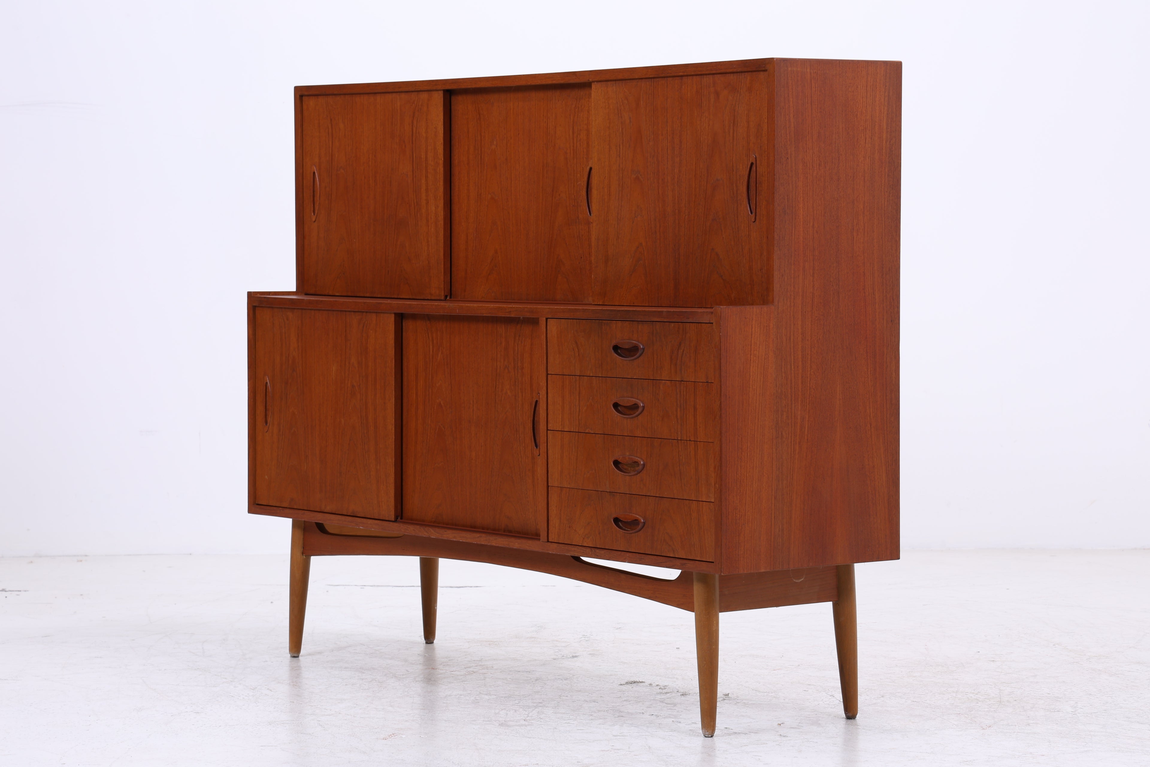 Vintage Teak Highboard | Mid Century | Danish Design | 60er Jahre