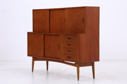 Vintage Teak Highboard | Mid Century | Danish Design | 60er Jahre