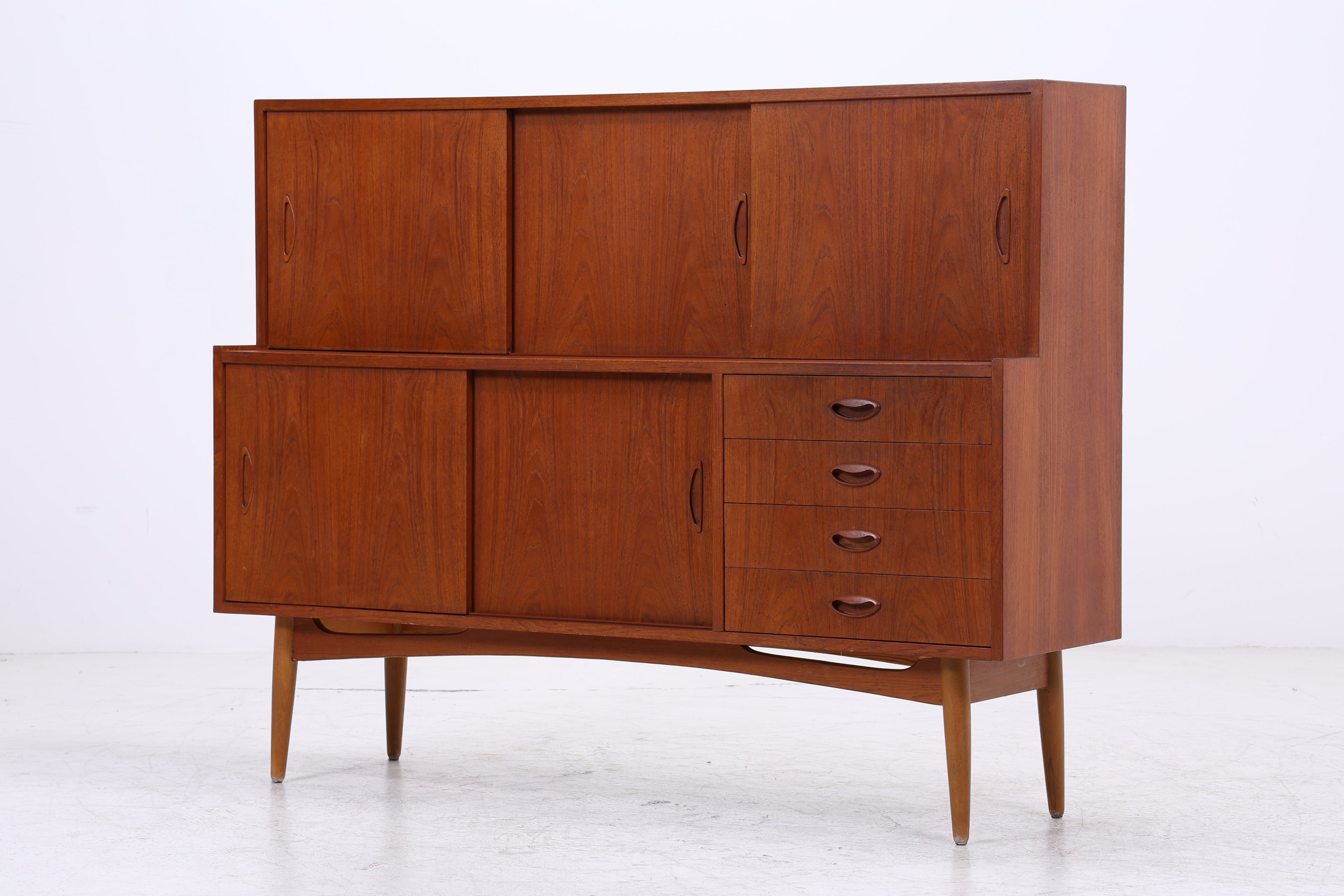 Vintage Teak Highboard | Mid Century | Danish Design | 60er Jahre