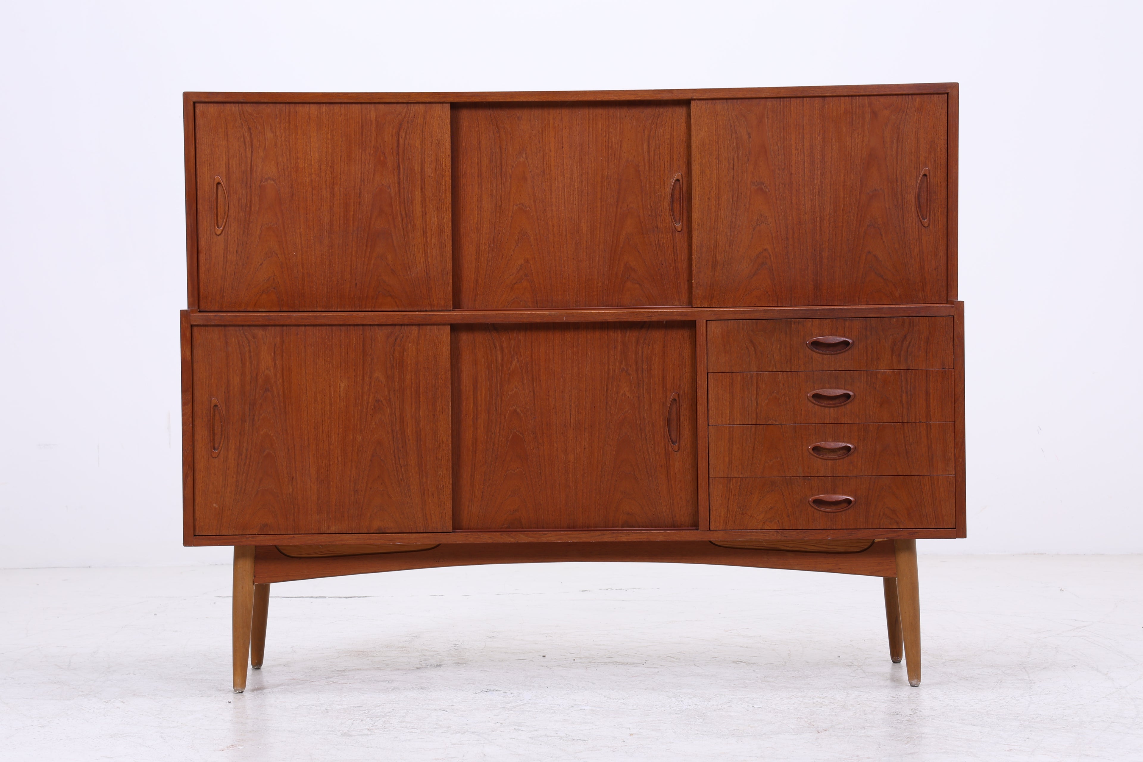 Vintage Teak Highboard | Mid Century | Danish Design | 60er Jahre