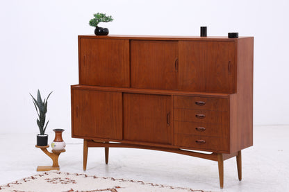 Vintage Teak Highboard | Mid Century | Danish Design | 60er Jahre