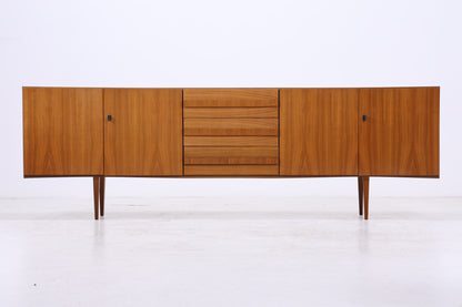 Vintage Nussbaum Sideboard | Mid Century Anrichte | 1960er Jahre