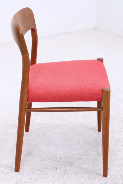 Niels Otto Møller Modell 75 | Vintage Teak Stuhl | Danish Design