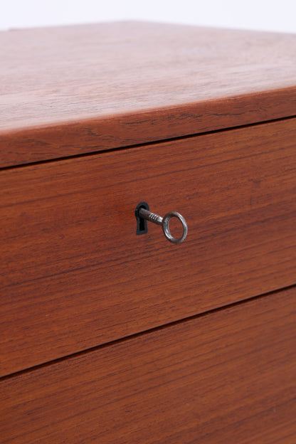 Vintage Teak Tallboy | Mid Century Kommode | 7 Schubladen