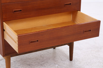 Vintage Teak Tallboy | Mid Century Kommode | 7 Schubladen