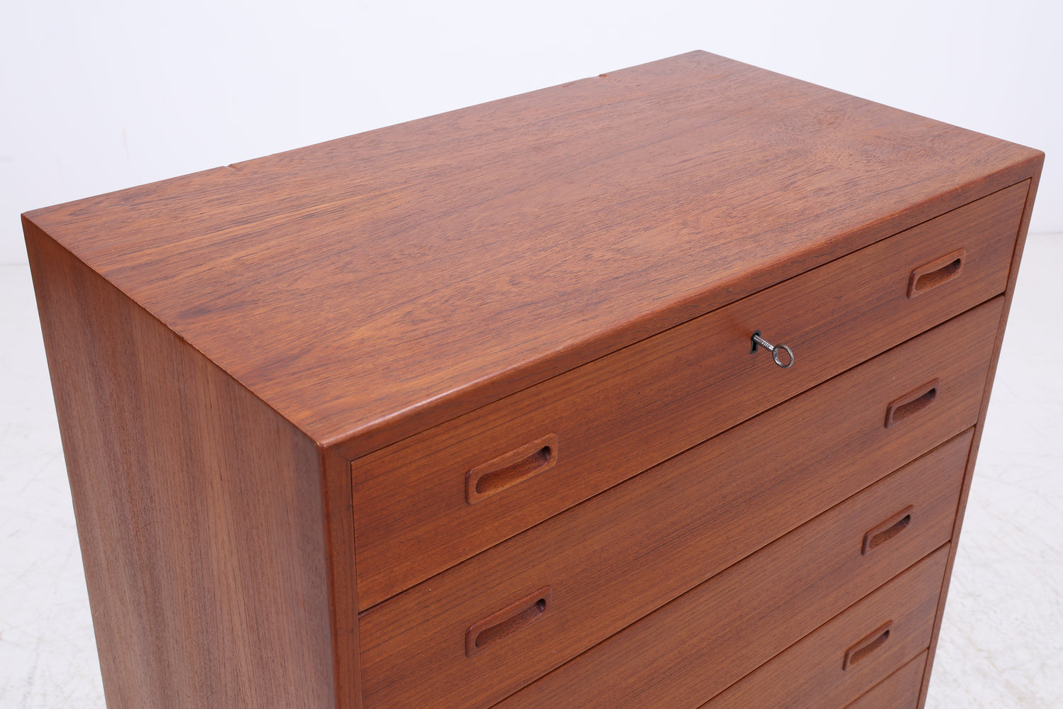 Vintage Teak Tallboy | Mid Century Kommode | 7 Schubladen