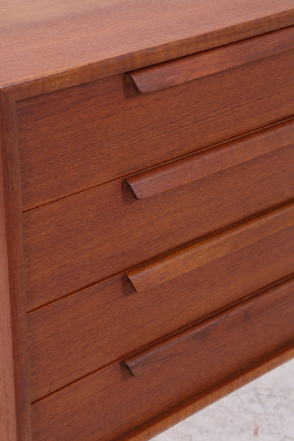 WK Möbel Teak Kommode | Vintage | Mid Century | 4 Schubladen