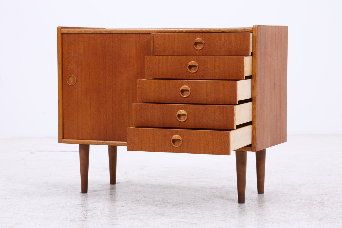 Vintage Teak Kommode | Mid Century | 5 Schubladen | Danish Design