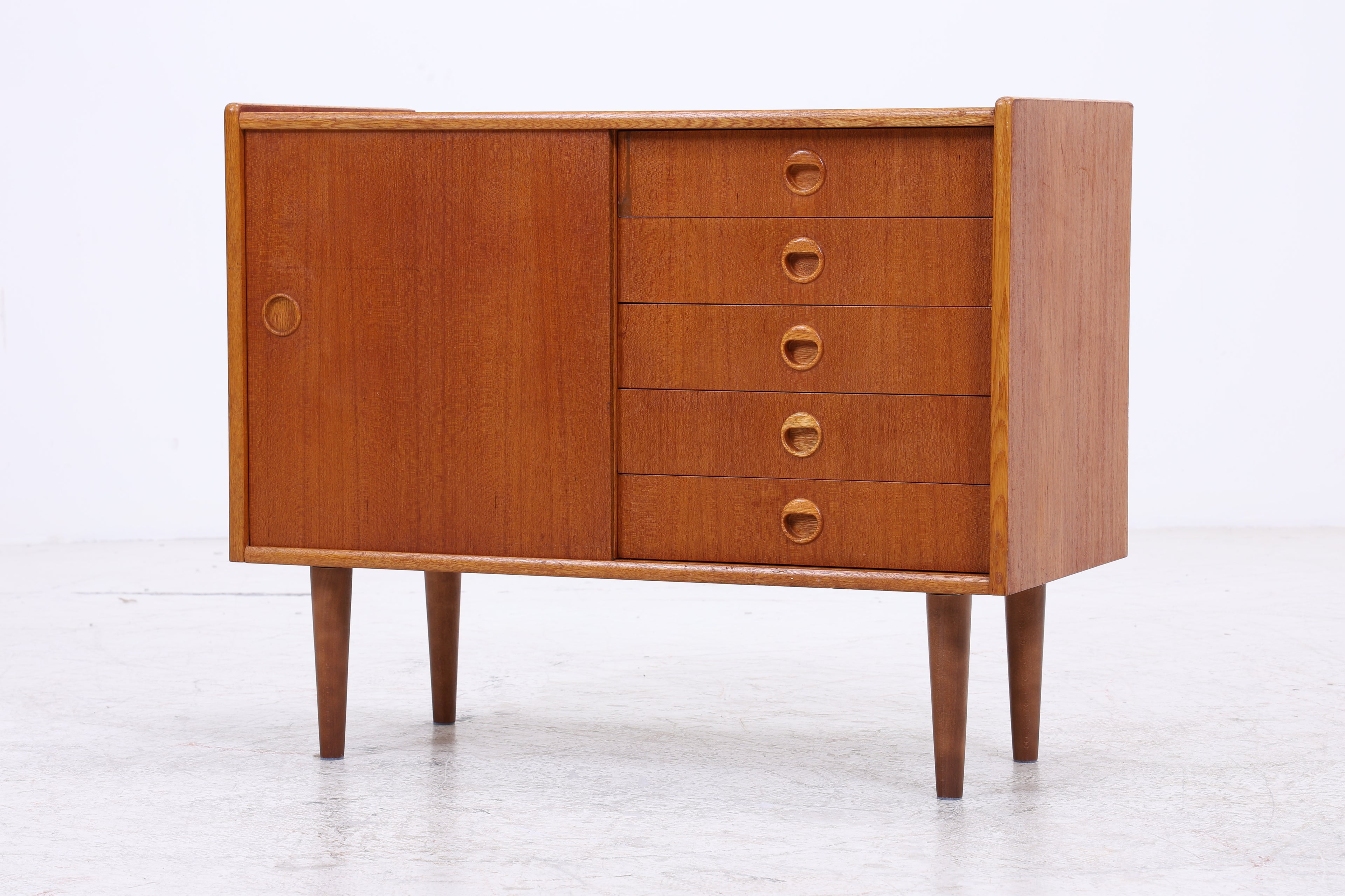Vintage Teak Kommode | Mid Century | 5 Schubladen | Danish Design