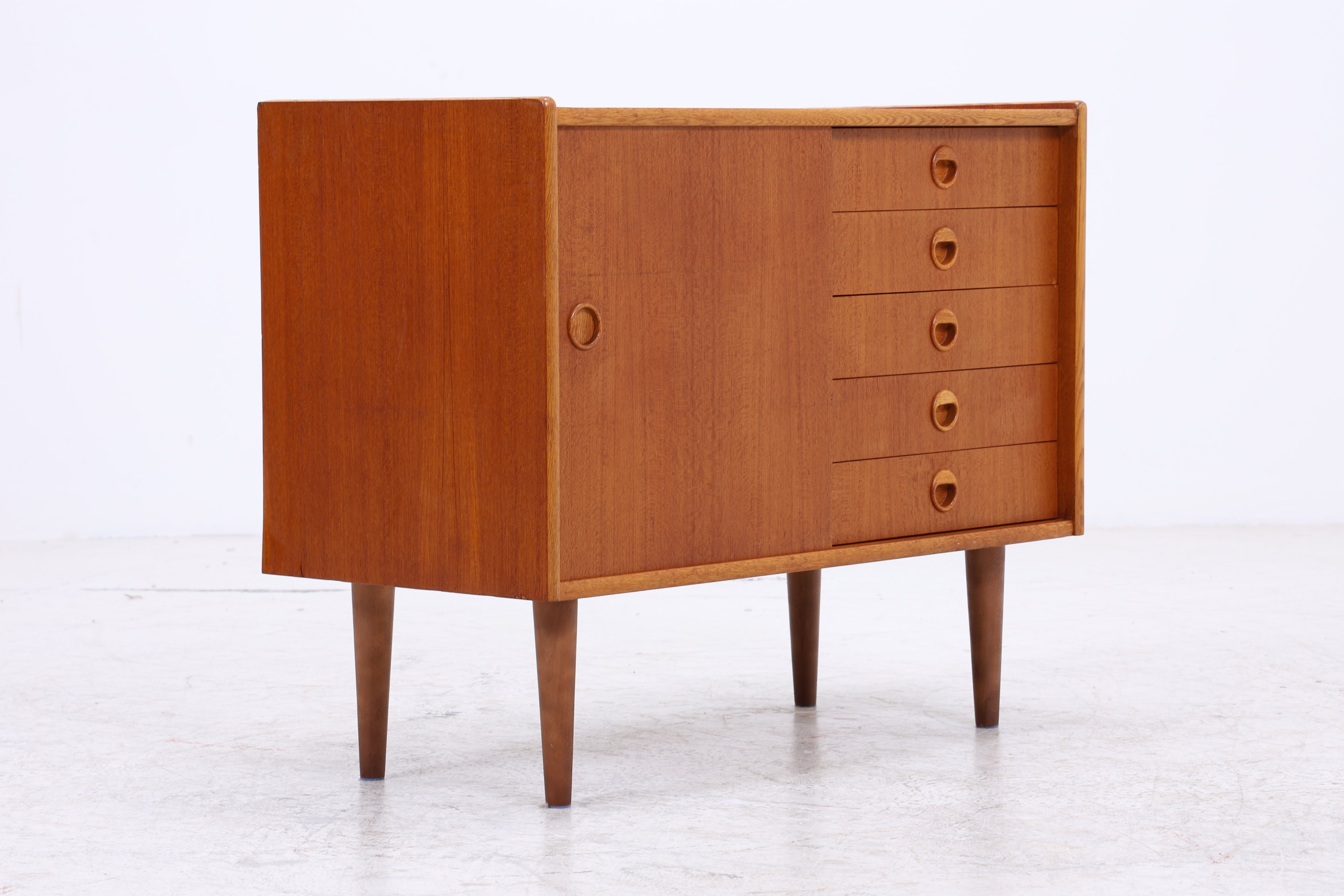 Vintage Teak Kommode | Mid Century | 5 Schubladen | Danish Design