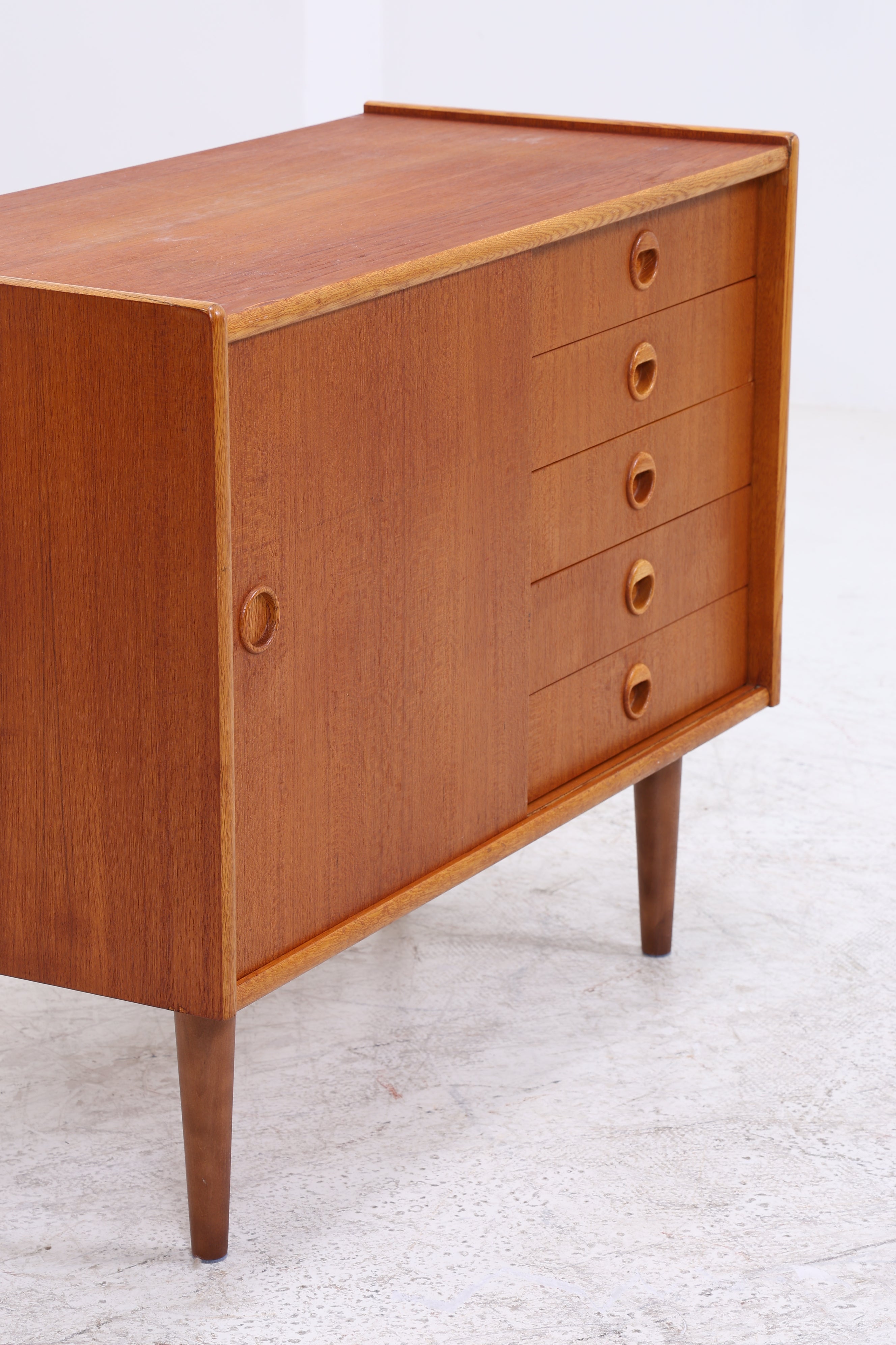 Vintage Teak Kommode | Mid Century | 5 Schubladen | Danish Design
