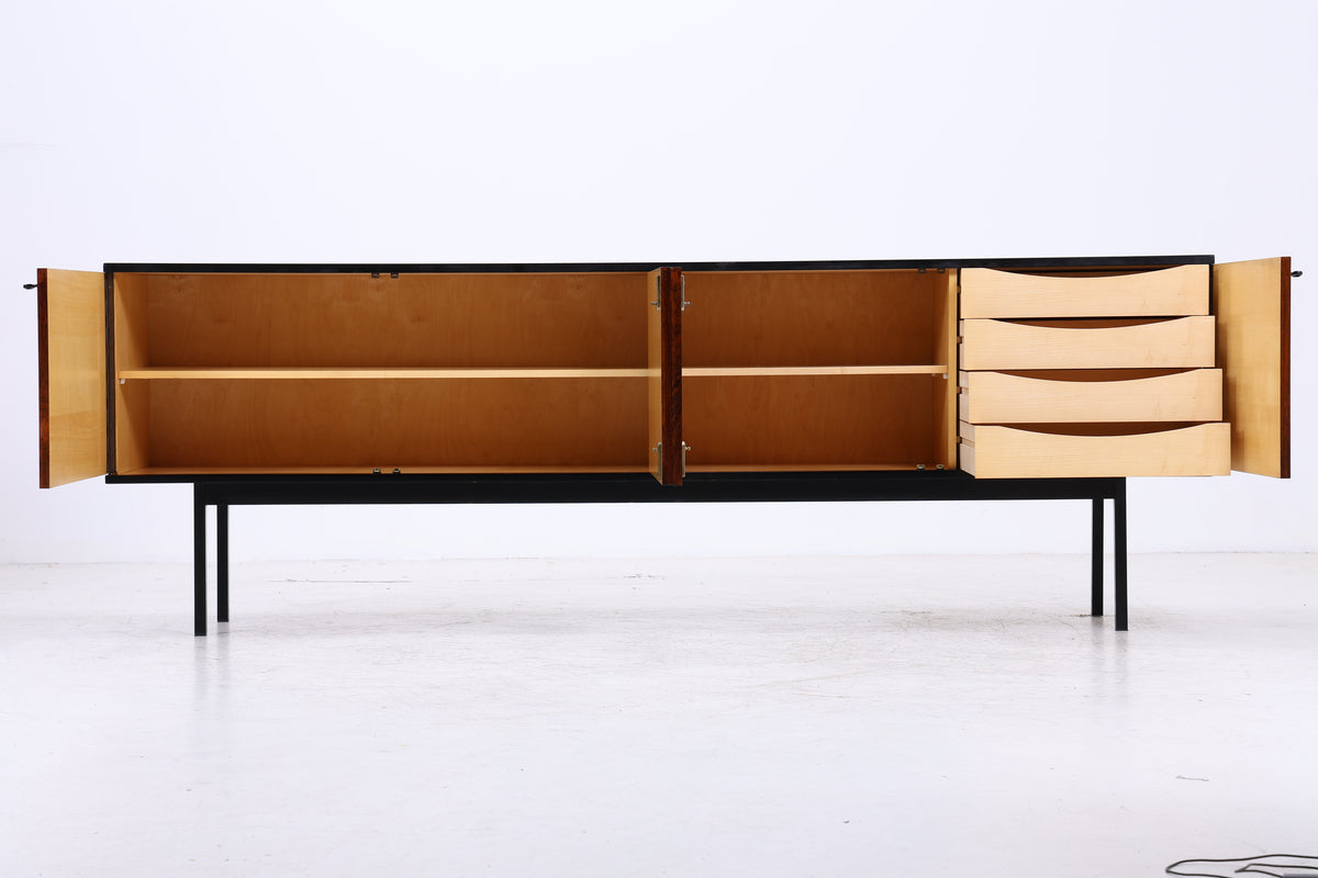 Vintage Palisander Sideboard | Mid Century | 4 Türen | 4 Schubladen