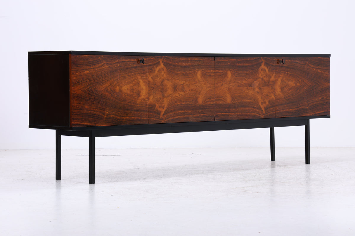 Vintage Palisander Sideboard | Mid Century | 4 Türen | 4 Schubladen