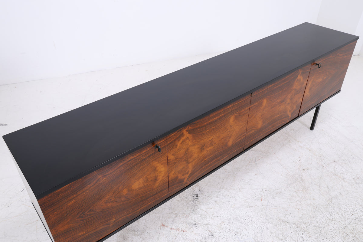 Vintage Palisander Sideboard | Mid Century | 4 Türen | 4 Schubladen
