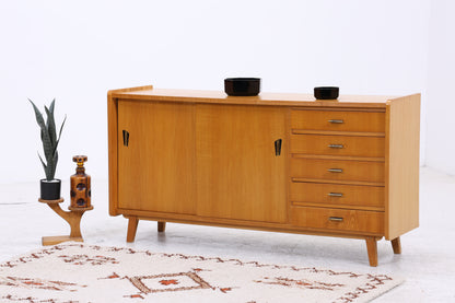 Vintage Sideboard | Mid Century | 5 Schubladen | 2 Schiebetüren