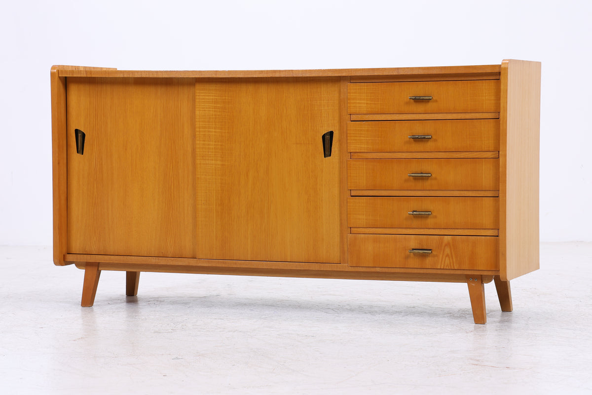 Vintage Sideboard | Mid Century | 5 Schubladen | 2 Schiebetüren
