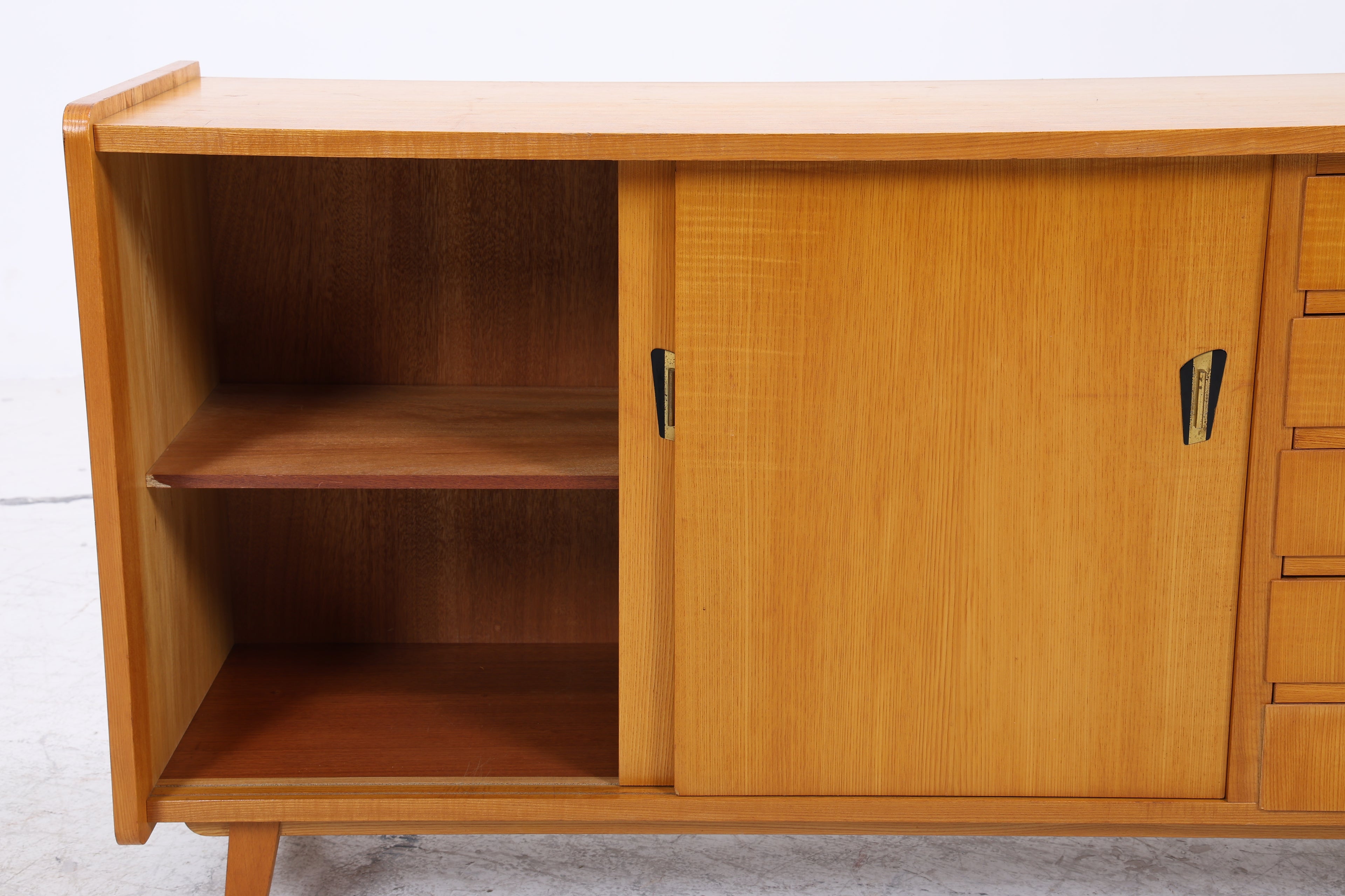 Vintage Sideboard | Mid Century | 5 Schubladen | 2 Schiebetüren