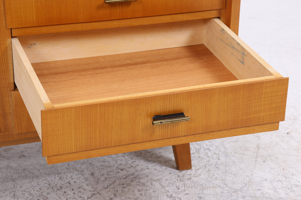 Vintage Sideboard | Mid Century | 5 Schubladen | 2 Schiebetüren
