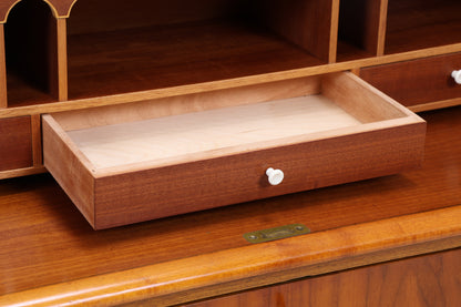 Vintage Sekretär | Mid Century Schreibsekretär | 3 Schubladen