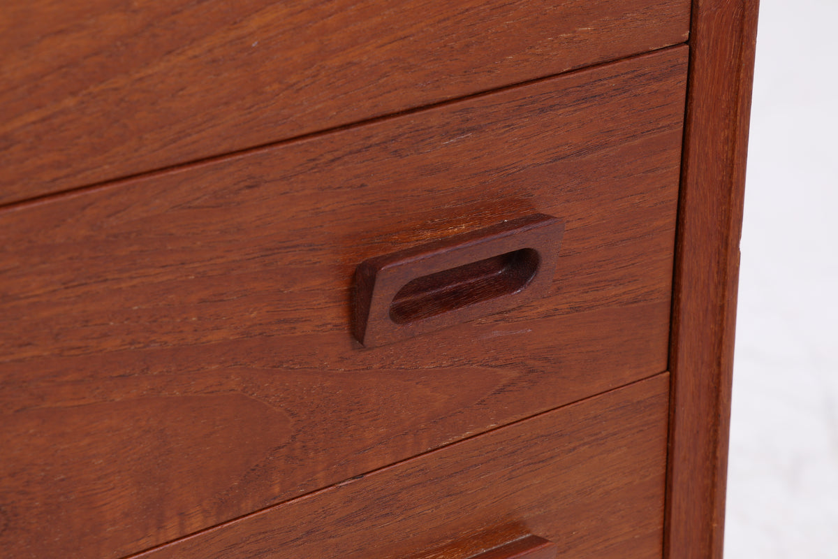 Vintage Teak Tallboy | Mid Century Kommode | 7 Schubladen