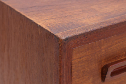 Vintage Teak Tallboy | Mid Century Kommode | 7 Schubladen