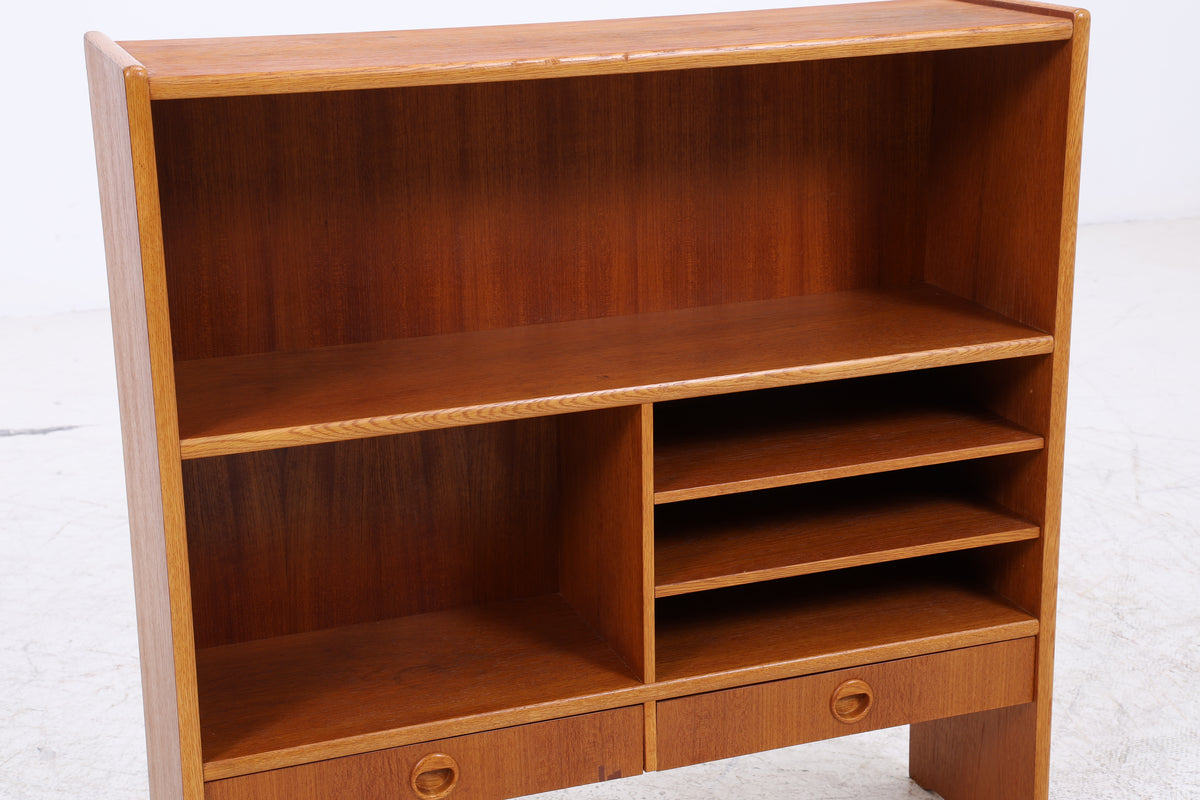 Vintage Teak Regal | Mid Century | 2 Schubladen | Danish Design