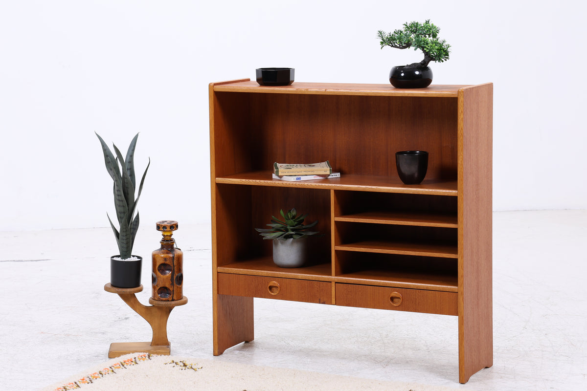 Vintage Teak Regal | Mid Century | 2 Schubladen | Danish Design
