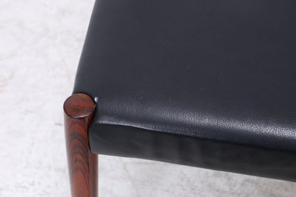 Lübke Stühle | 4er Set Vintage Palisander | Mid Century | Leder
