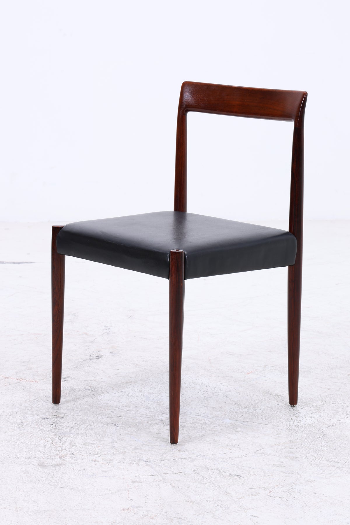 Lübke Stühle | 4er Set Vintage Palisander | Mid Century | Leder
