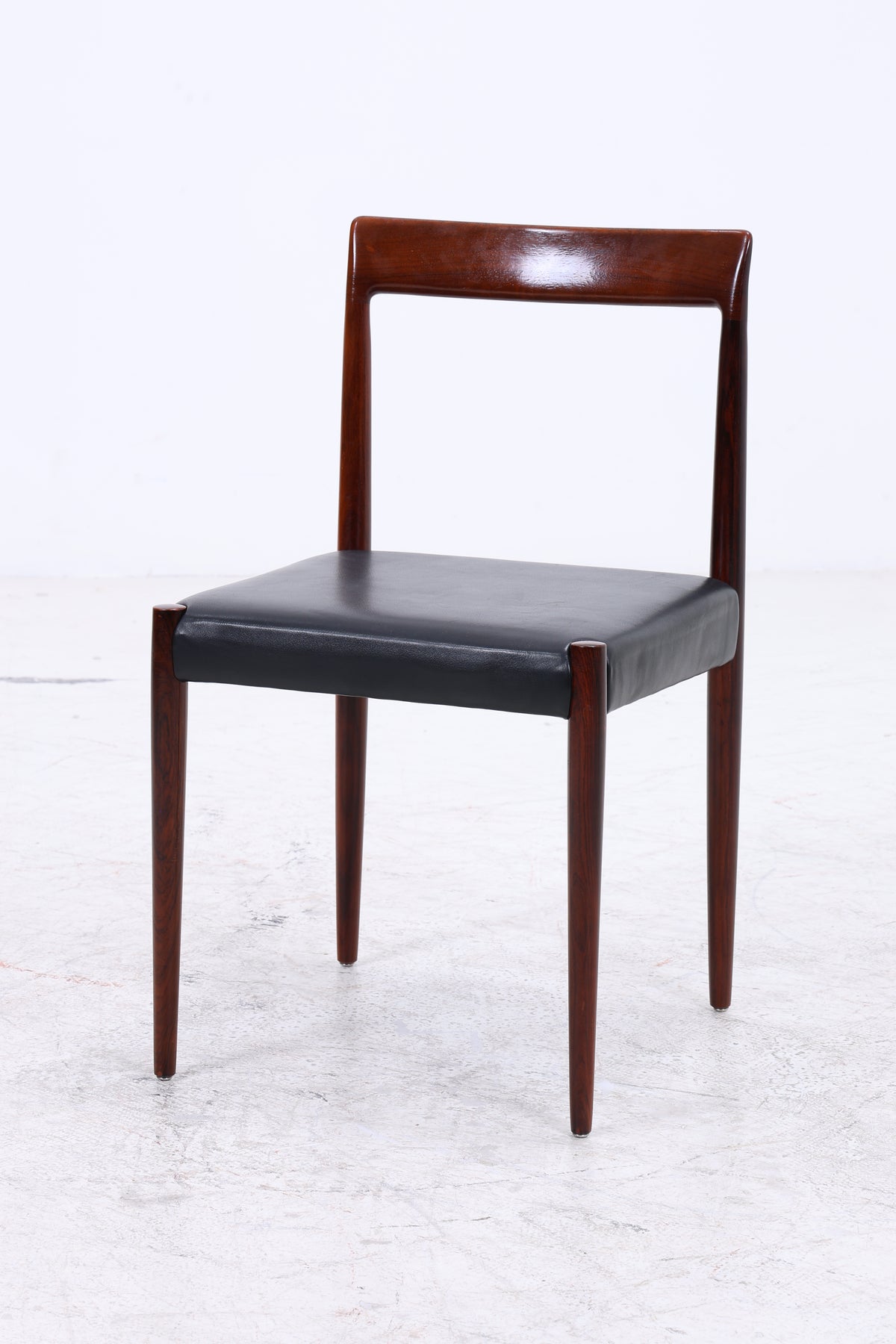 Lübke Stühle | 4er Set Vintage Palisander | Mid Century | Leder