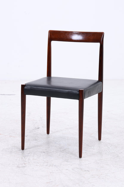 Lübke Stühle | 4er Set Vintage Palisander | Mid Century | Leder