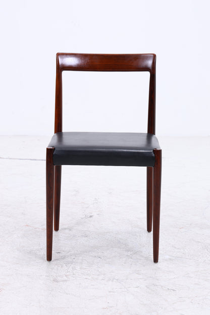 Lübke Stühle | 4er Set Vintage Palisander | Mid Century | Leder
