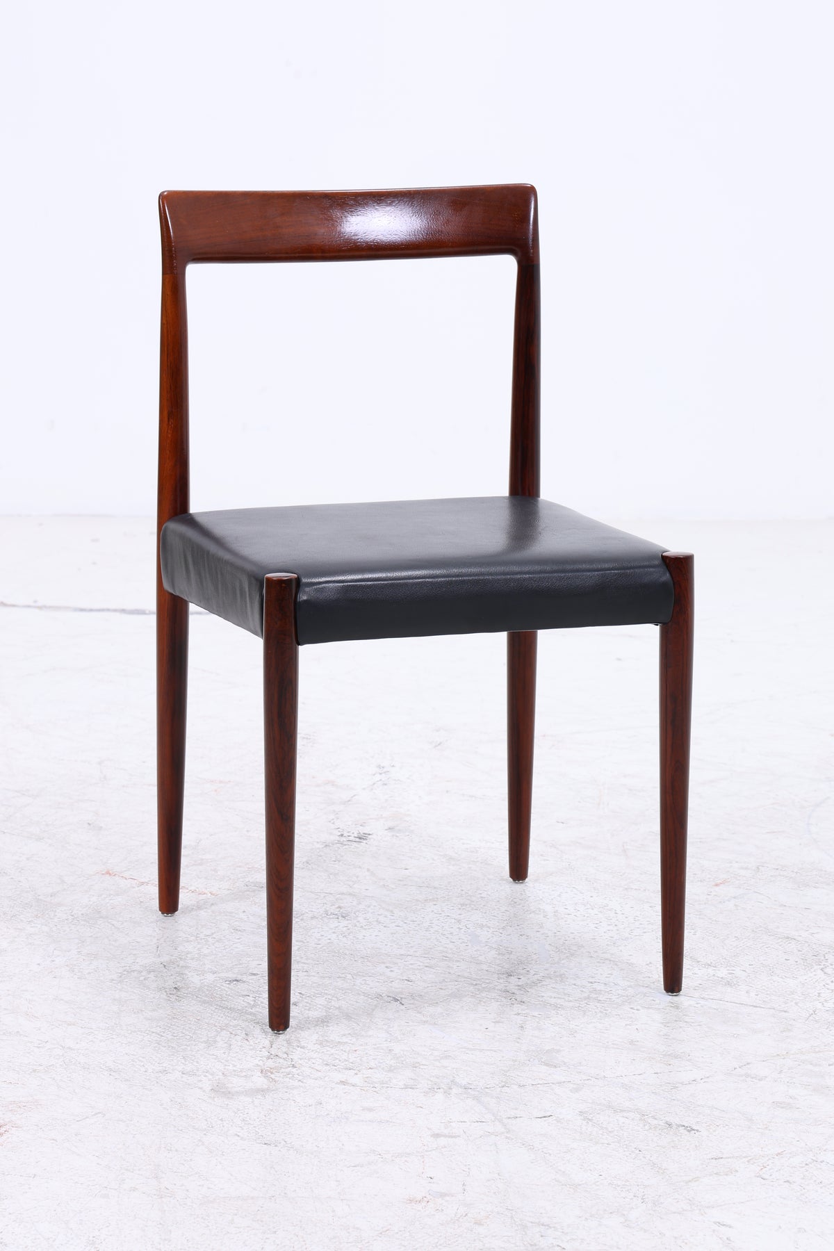 Lübke Stühle | 4er Set Vintage Palisander | Mid Century | Leder