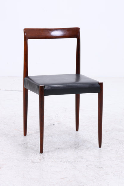 Lübke Stühle | 4er Set Vintage Palisander | Mid Century | Leder