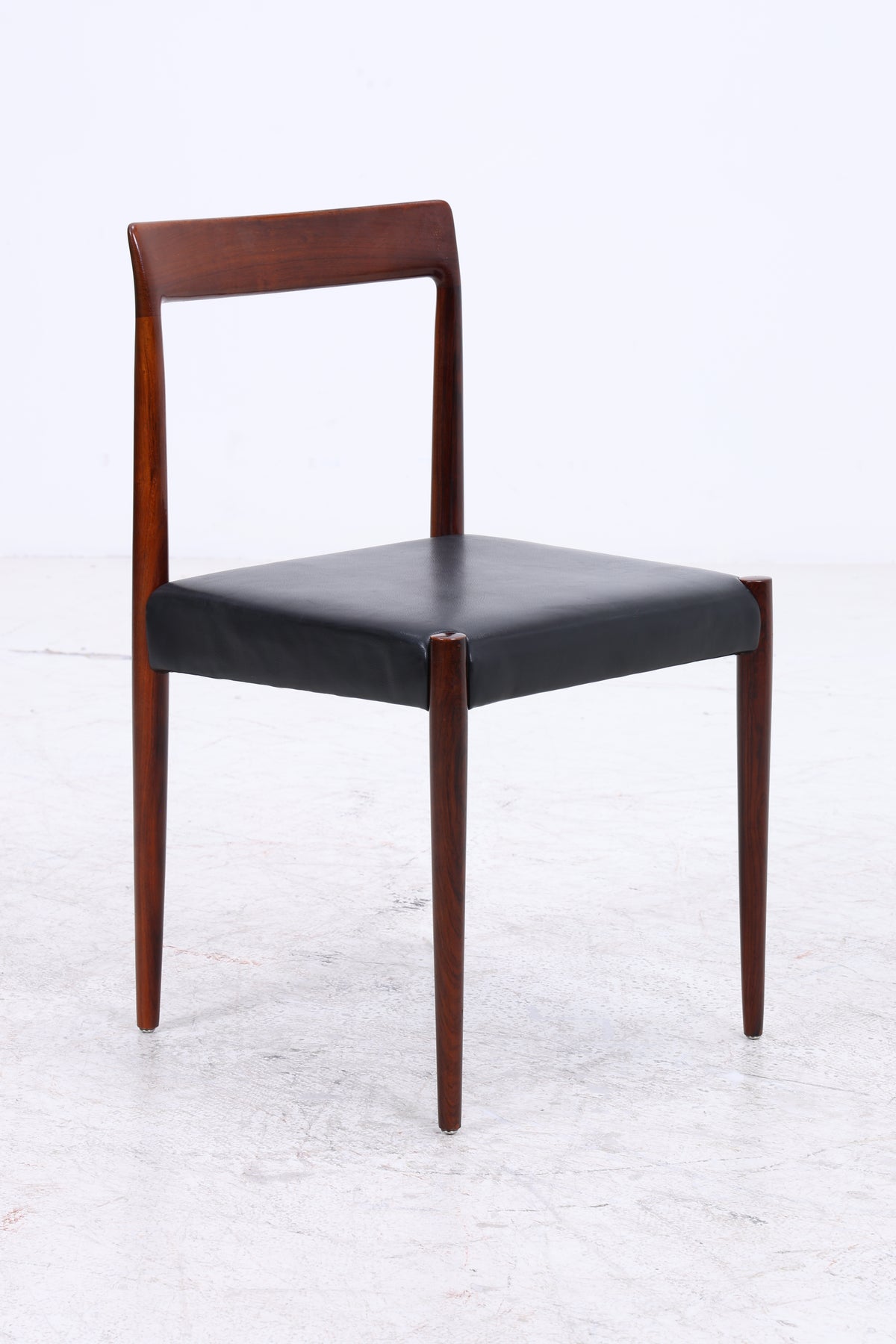 Lübke Stühle | 4er Set Vintage Palisander | Mid Century | Leder