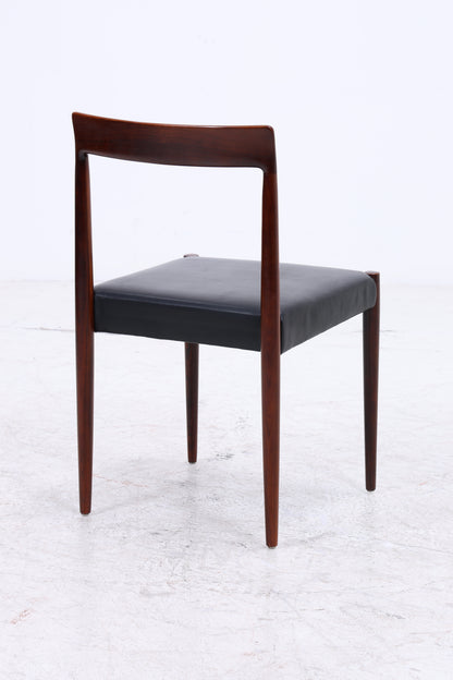 Lübke Stühle | 4er Set Vintage Palisander | Mid Century | Leder